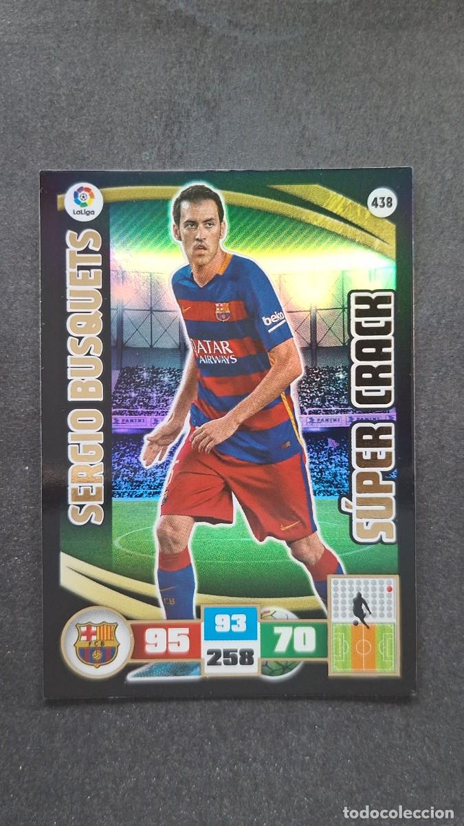 Figurine di Calcio: L1 SERGIO BUSQUETS F. C. BARCELONA 438 SUPER CRACK PANINI ADRENALYN XL LIGA 2015/2016 15 16