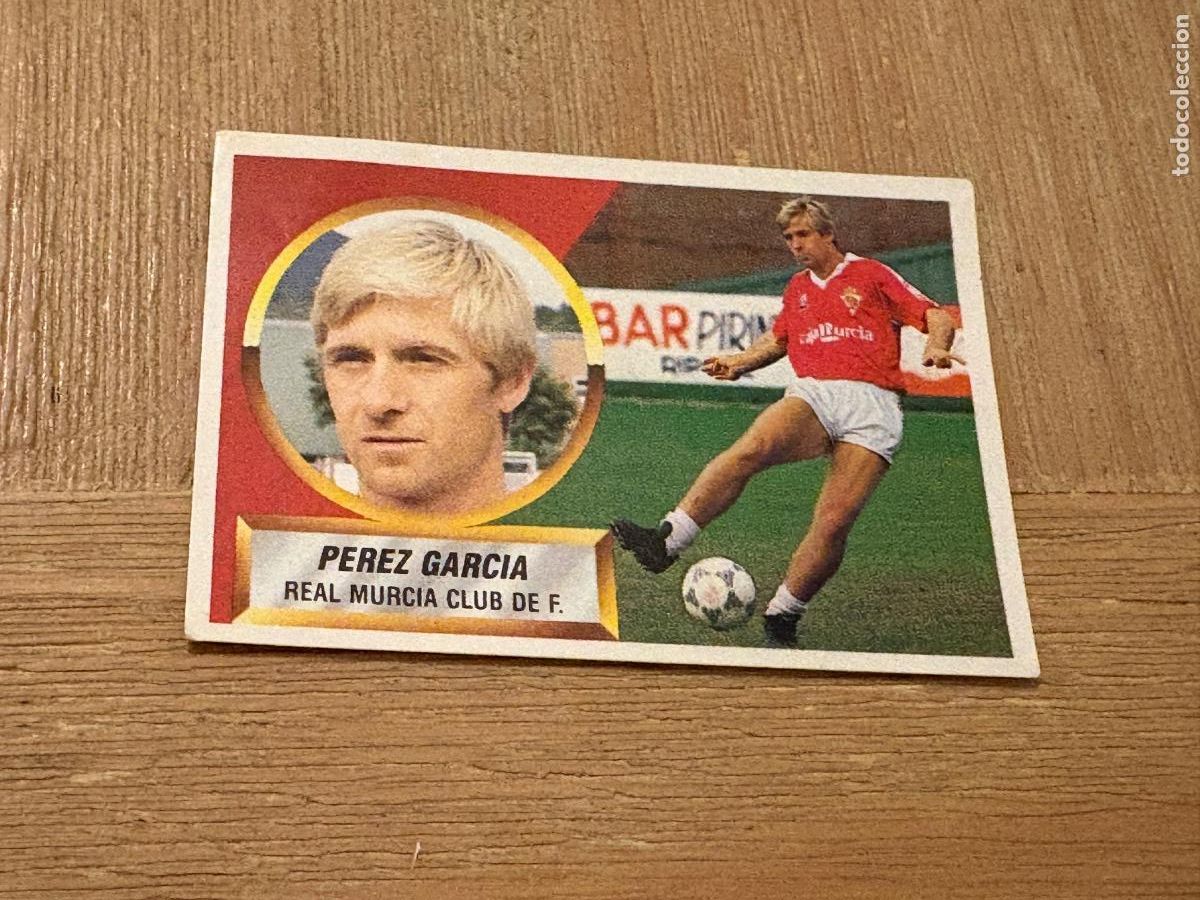 Cromos de F&uacute;tbol: 19. CROMO LIGA ESTE 88-89 1988-89 SIN PEGAR MURCIA N 5 P&Eacute;REZ GARCIA
