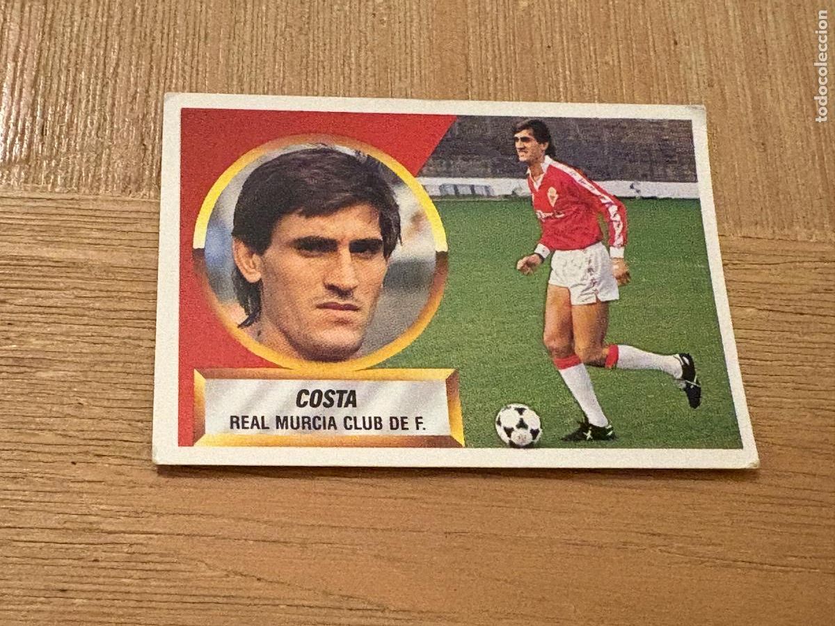Cromos de F&uacute;tbol: 19. CROMO LIGA ESTE 88-89 1988-89 SIN PEGAR MURCIA N 7A COSTA