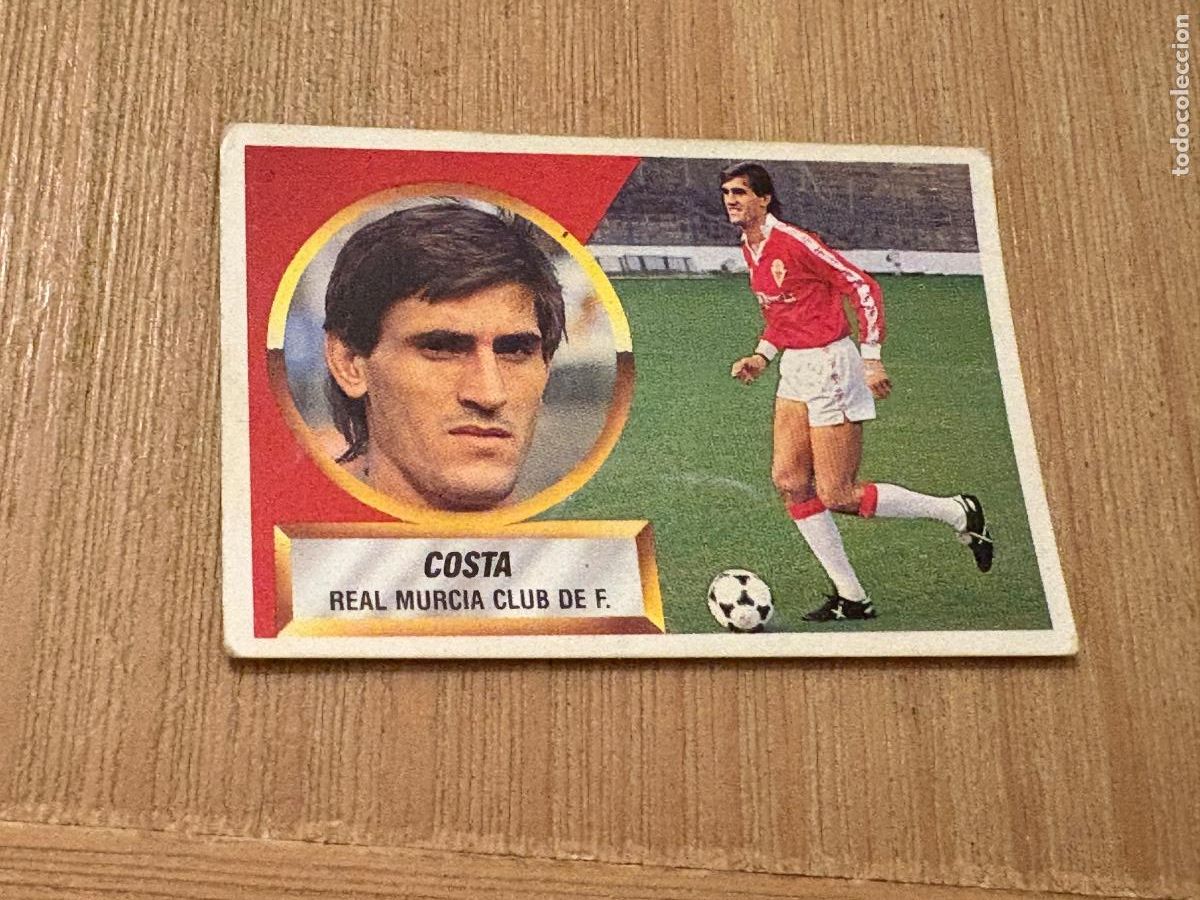 Cromos de F&uacute;tbol: 19. CROMO LIGA ESTE 88-89 1988-89 SIN PEGAR MURCIA N 7A COSTA