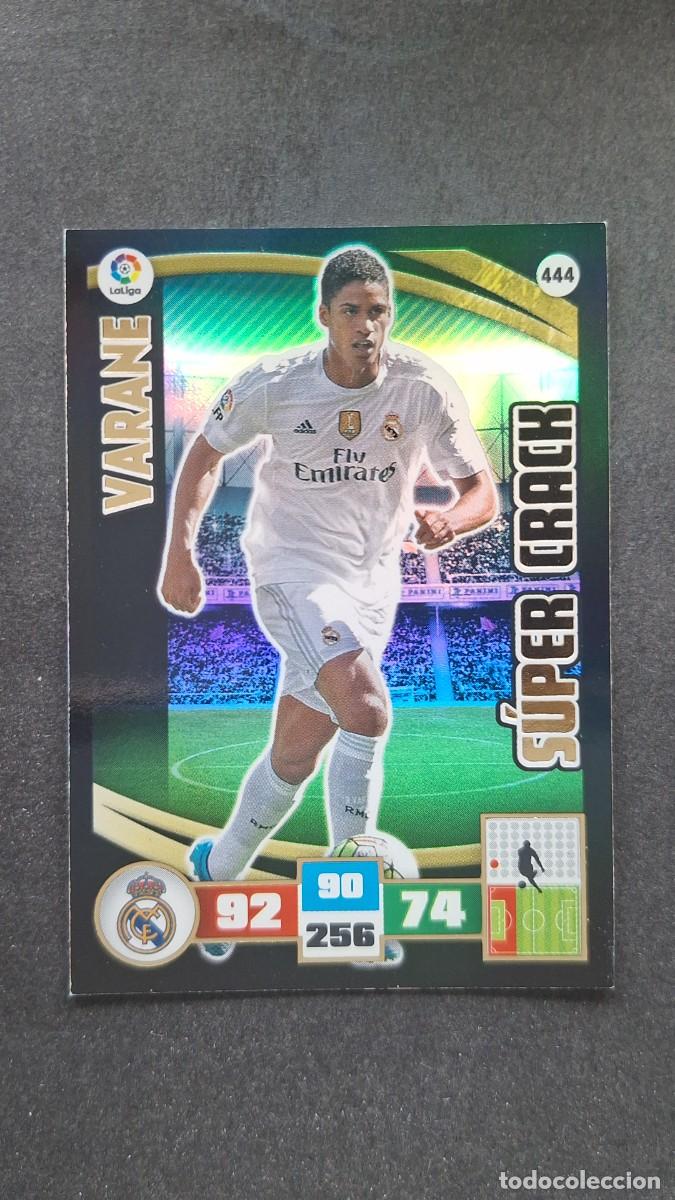 Cromos de F&uacute;tbol: L2 VARANE REAL MADRID 444 SUPER CRACK PANINI ADRENALYN XL LIGA 2015/2016 15 16