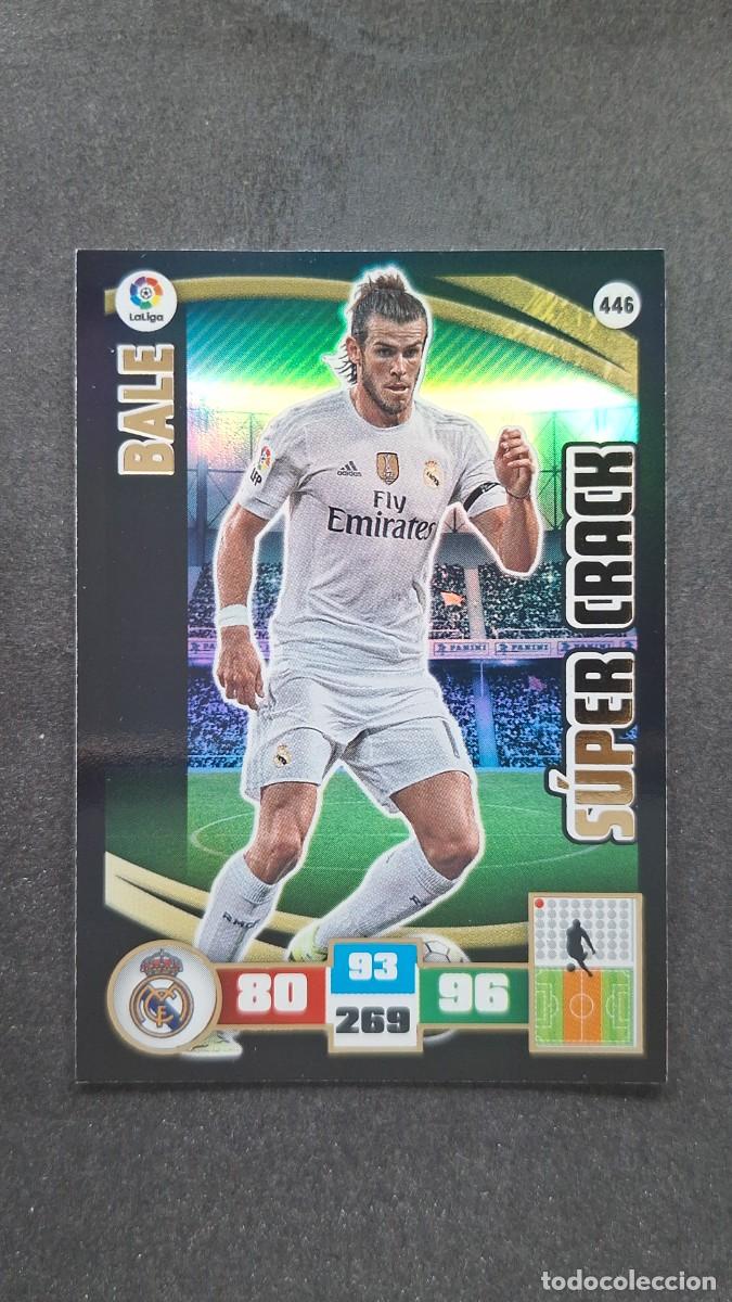 Cromos de F&uacute;tbol: L2 BALE REAL MADRID 446 SUPER CRACK PANINI ADRENALYN XL LIGA 2015/2016 15 16