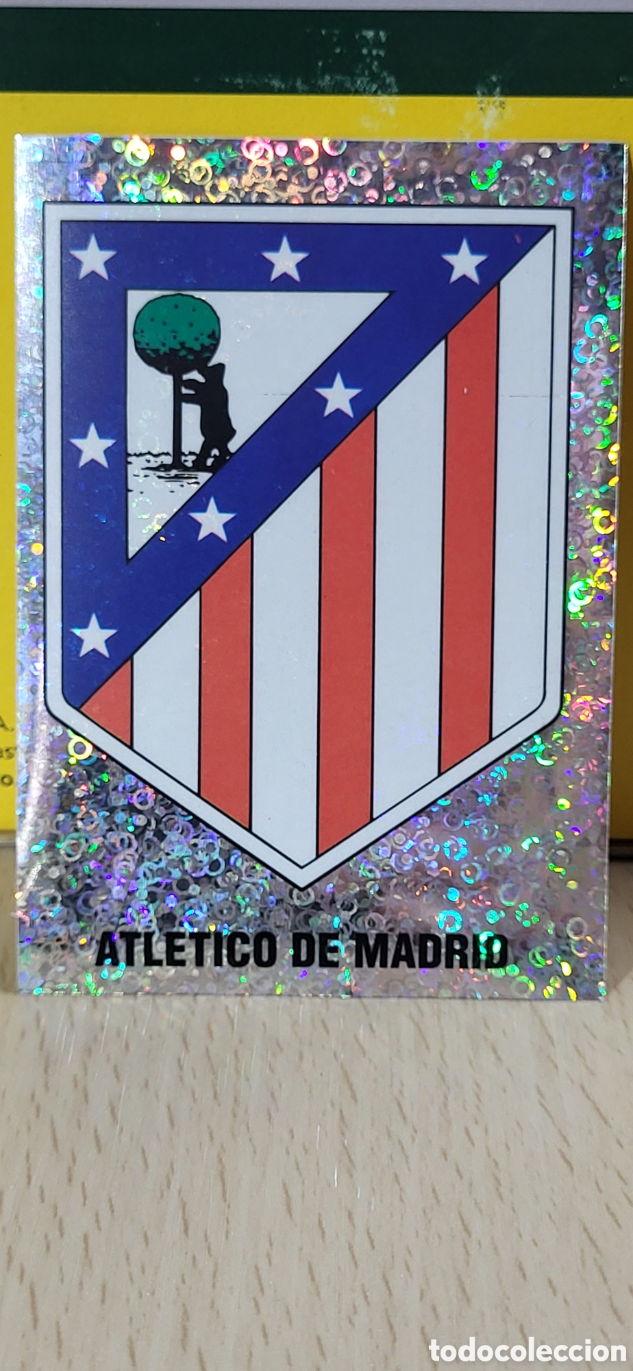 Cromos de F&uacute;tbol: ESCUDO ATLETICO DE MADRID LIGA 95 96 DE FUTBOL PROFESIONAL PANINI