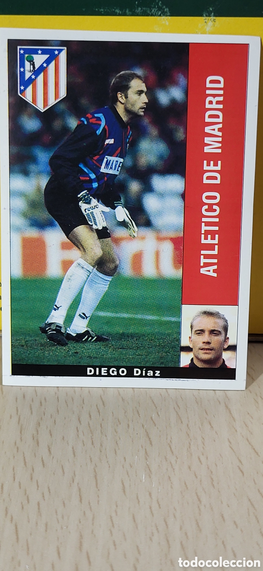 Cromos de F&uacute;tbol: DIEGO DIAZ ATLETICO DE MADRID LIGA 95 96 DE FUTBOL PROFESIONAL PANINI