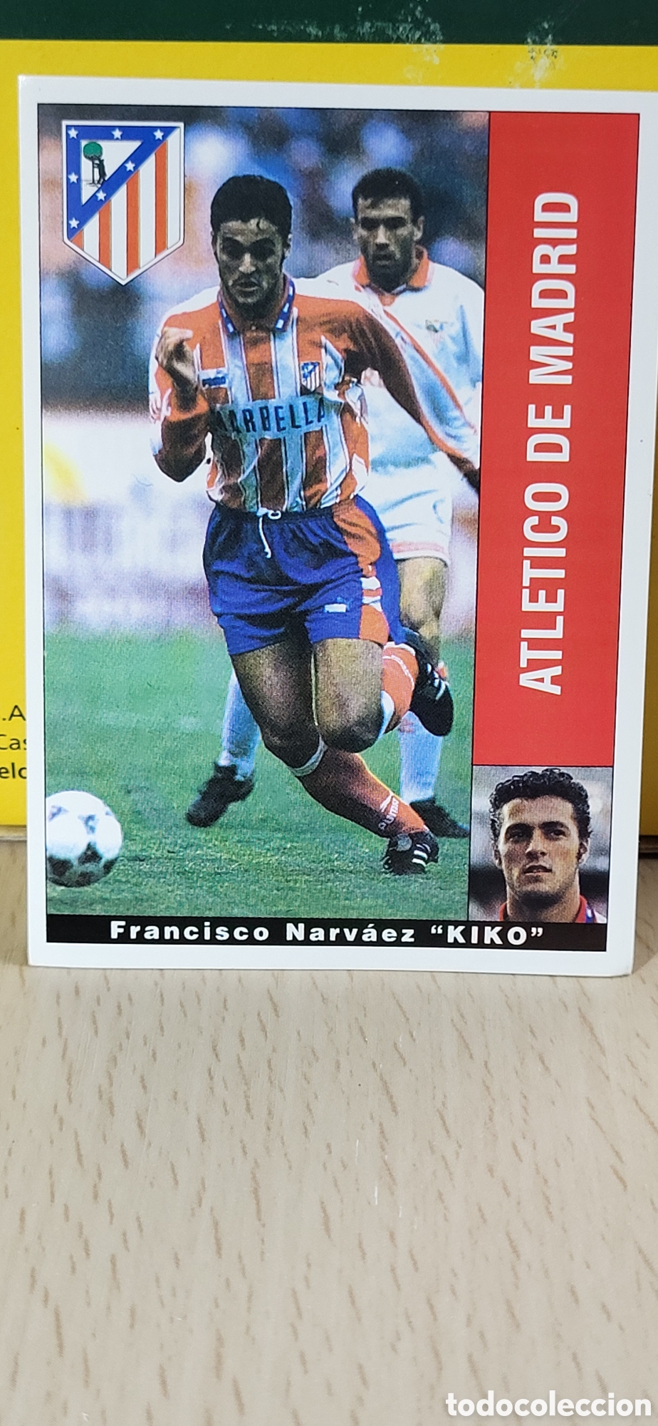 Cromos de F&uacute;tbol: FRANCISCO NARVAEZ KIKO ATLETICO DE MADRID LIGA 95 96 DE FUTBOL PROFESIONAL PANINI