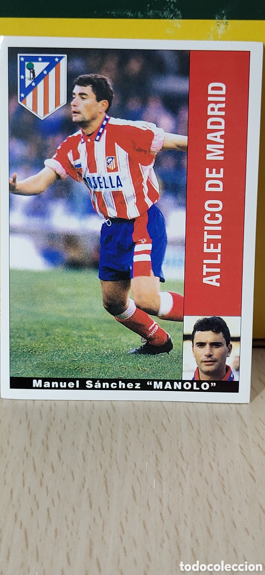 Cromos de F&uacute;tbol: MANUEL SANCHEZ MANOLO ATLETICO DE MADRID LIGA 95 96 DE FUTBOL PROFESIONAL PANINI