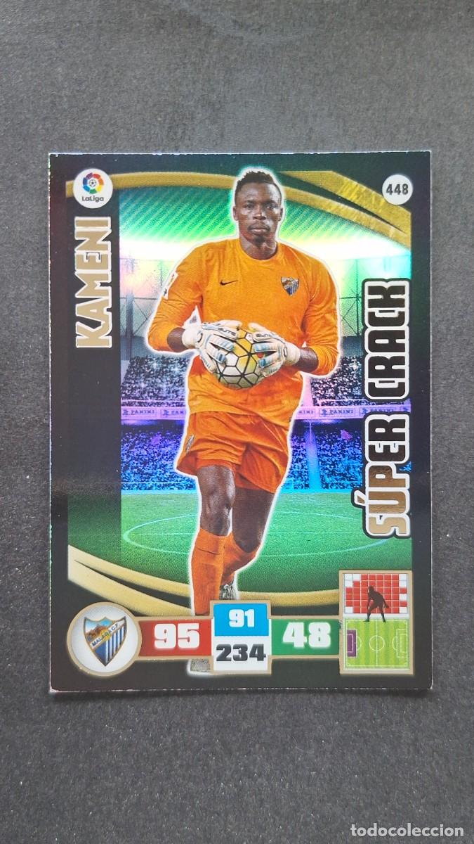 Cromos de F&uacute;tbol: L2 KAMENI MALAGA C. F. 448 SUPER CRACK PANINI ADRENALYN XL LIGA 2015/2016 15 16