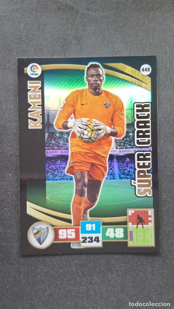 Cromos de F&uacute;tbol: L2 KAMENI MALAGA C. F. 448 SUPER CRACK PANINI ADRENALYN XL LIGA 2015/2016 15 16