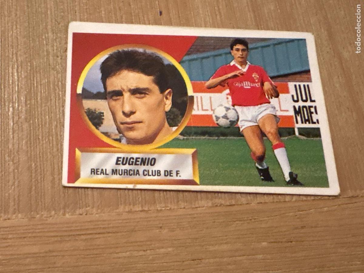 Cromos de F&uacute;tbol: 19. CROMO LIGA ESTE 88-89 1988-89 SIN PEGAR MURCIA N 15 EUGENIO