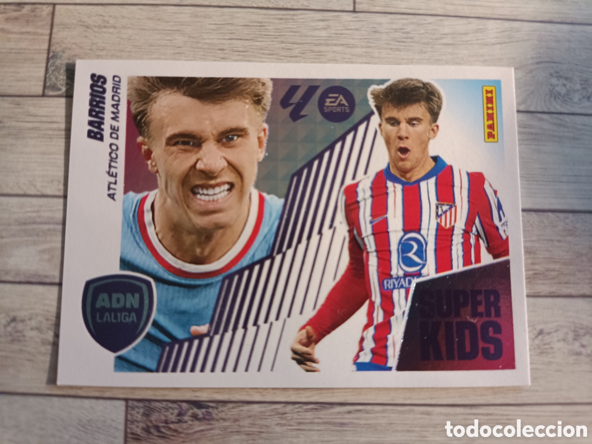 Cromos de F&uacute;tbol: 3 BARRIOS SUPER KIDS ATL&Eacute;TICO DE MADRID LIGA ESTE 2025 2026 PANINI 25 26 SIN PEGAR