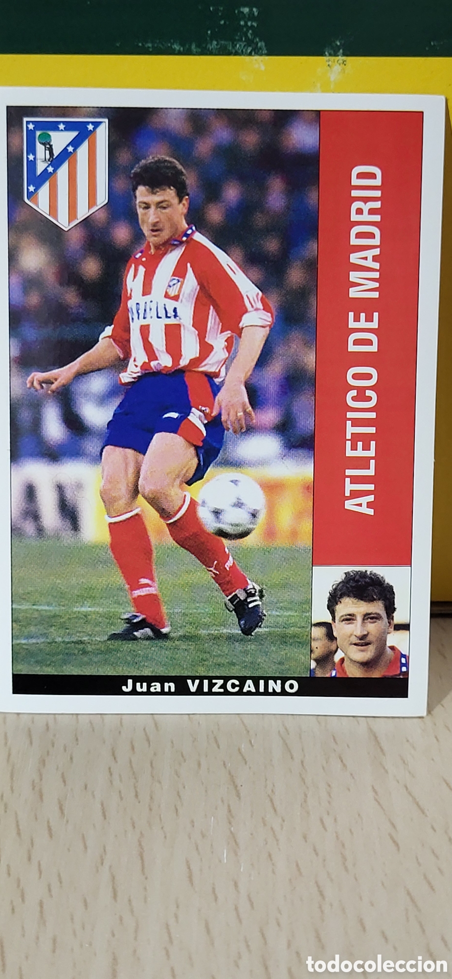 Figurine di Calcio: JUAN VIZCAINO ATLETICO DE MADRID LIGA 95 96 DE FUTBOL PROFESIONAL PANINI