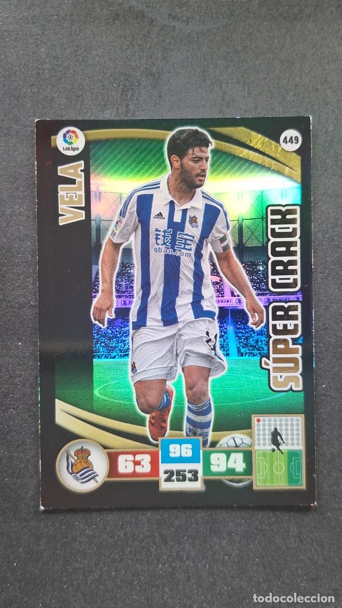 Cromos de F&uacute;tbol: L2 VELA REAL SOCIEDAD 449 SUPER CRACK PANINI ADRENALYN XL LIGA 2015/2016 15 16