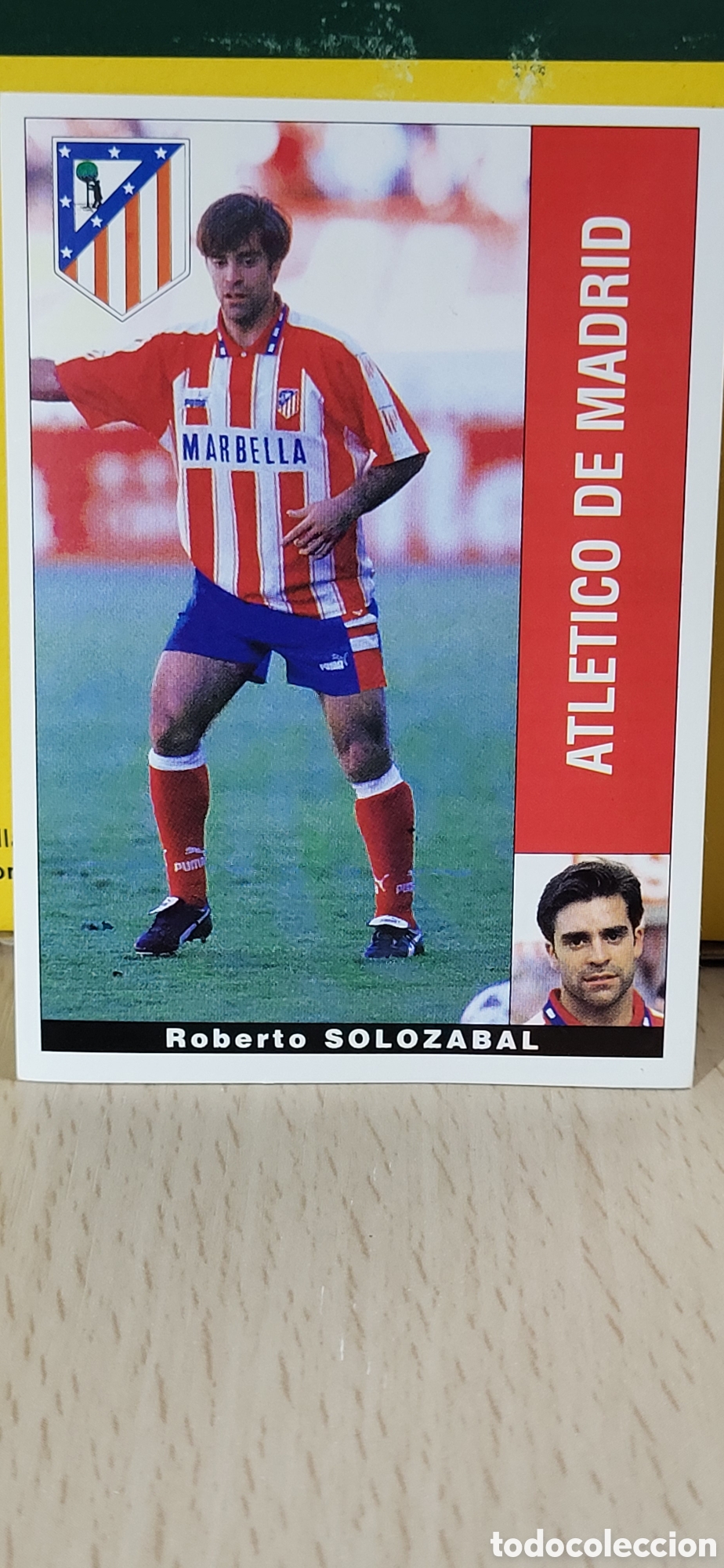 Cartes &agrave; collectionner de Football: ROBERTO SOLOZABAL ATLETICO DE MADRID LIGA 95 96 DE FUTBOL PROFESIONAL PANINI