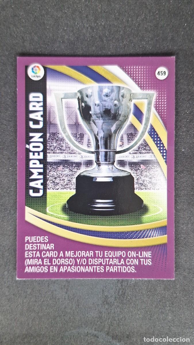 Cromos de F&uacute;tbol: L2 CAMPEON CARD 459 PANINI ADRENALYN XL LIGA 2015/2016 15 16