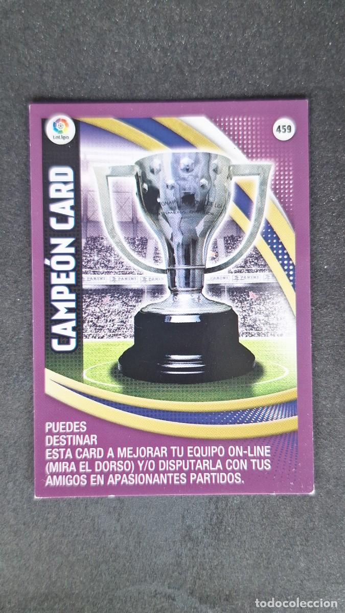 Cromos de F&uacute;tbol: L2 CAMPEON CARD 459 PANINI ADRENALYN XL LIGA 2015/2016 15 16