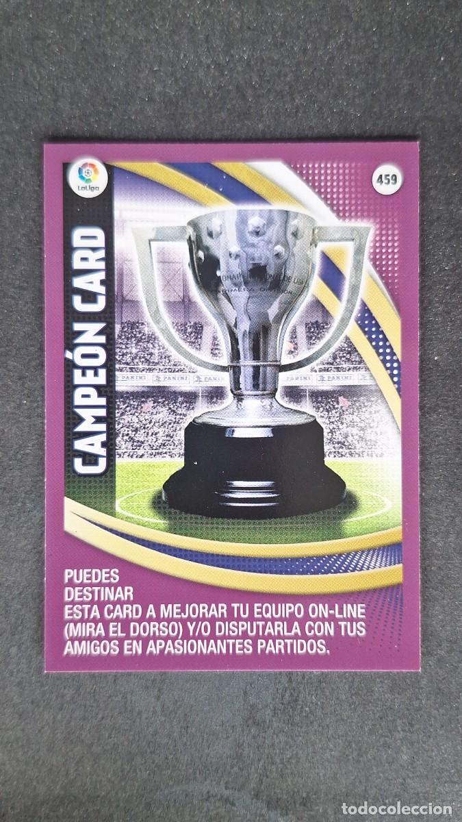 Cromos de F&uacute;tbol: L2 CAMPEON CARD 459 PANINI ADRENALYN XL LIGA 2015/2016 15 16