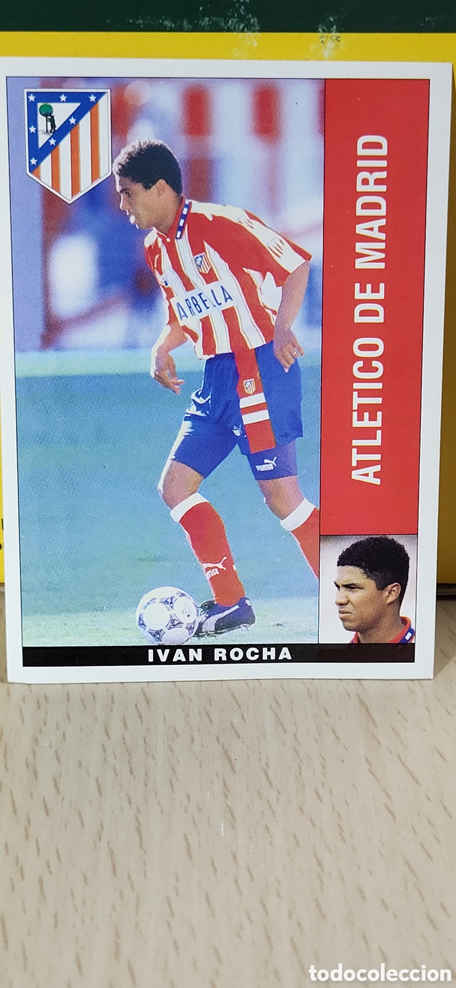 Cromos de F&uacute;tbol: IVAN ROCHA ATLETICO DE MADRID LIGA 95 96 DE FUTBOL PROFESIONAL PANINI
