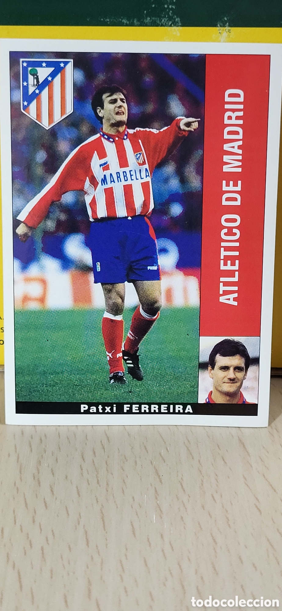 Cromos de F&uacute;tbol: PATXI FERREIRA ATLETICO DE MADRID LIGA 95 96 DE FUTBOL PROFESIONAL PANINI