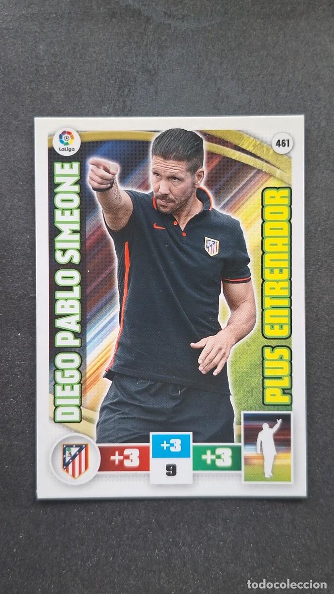Cromos de F&uacute;tbol: L2 SIMEONE ATLETICO DE MADRID 461 PLUS ENTRENADOR PANINI ADRENALYN XL LIGA 2015/2016 15 16