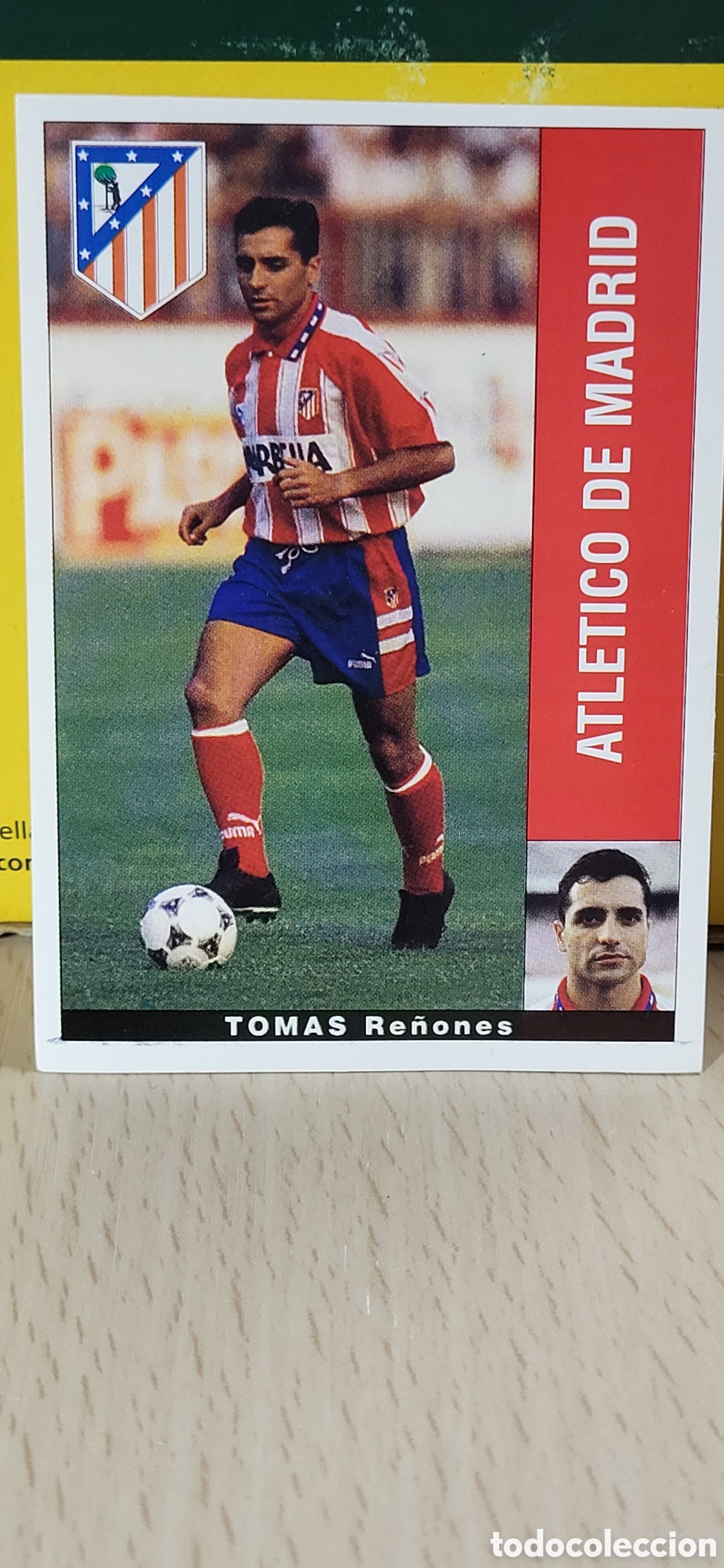 Cromos de F&uacute;tbol: TOMAS RE&Ntilde;ONES ATLETICO DE MADRID LIGA 95 96 DE FUTBOL PROFESIONAL PANINI