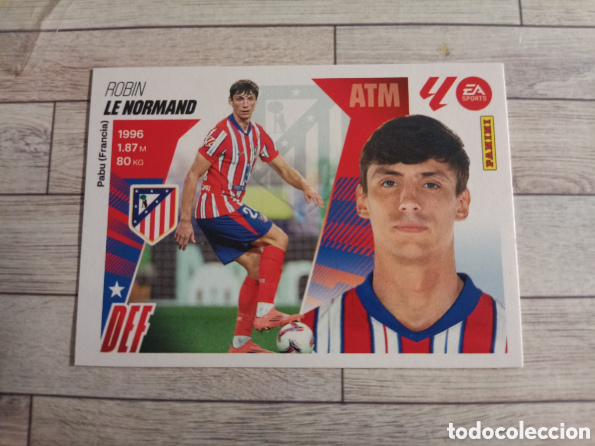 Cromos de F&uacute;tbol: 7 LE NORMAND ATL&Eacute;TICO DE MADRID LIGA ESTE 2025 2026 PANINI 25 26 SIN PEGAR