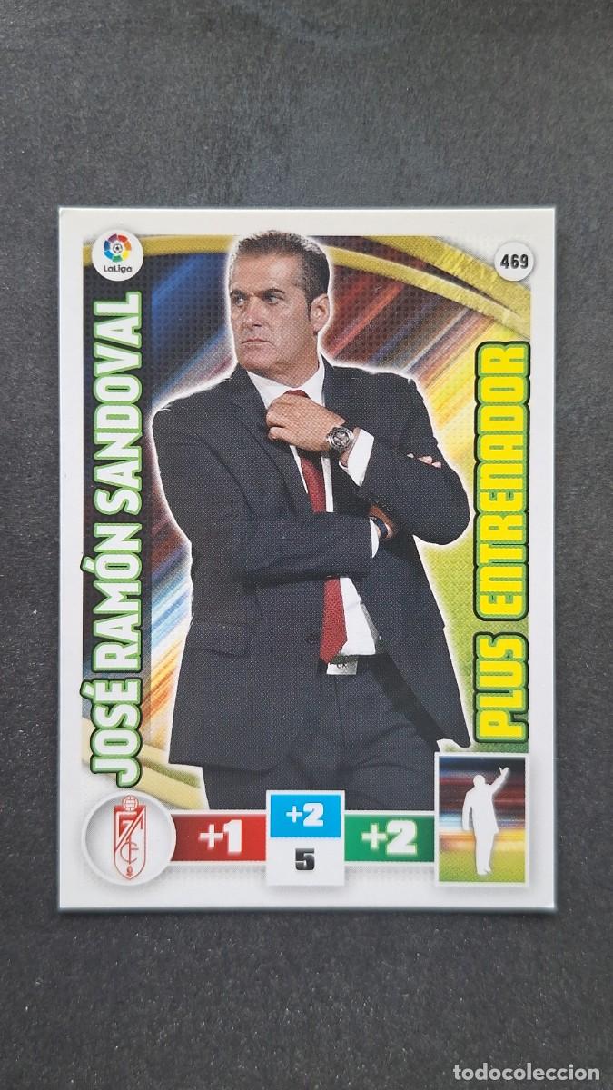Cromos de F&uacute;tbol: L2 SANDOVAL GRANADA C. F. 469 PLUS ENTRENADOR PANINI ADRENALYN XL LIGA 2015/2016 15 16