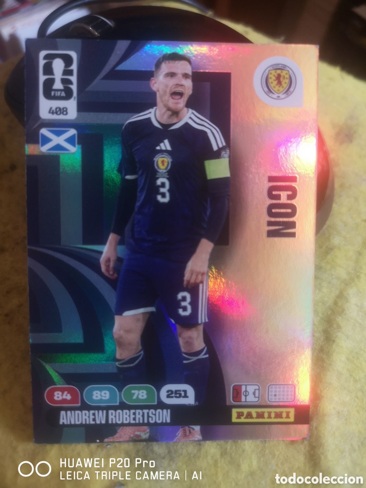 Cromos de F&uacute;tbol: ADRENALYN XL FIFA WORLD CUP 2026 ICON ANDREW ROBERTSON - 408