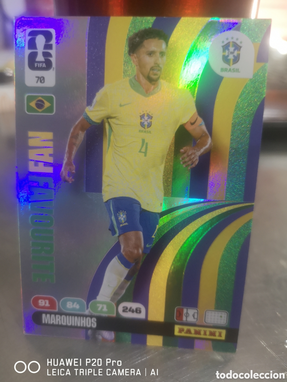Cromos de F&uacute;tbol: ADRENALYN XL FIFA WORLD CUP 2026 FAN FAVOURITE MARQUINHOS - BRASIL 70