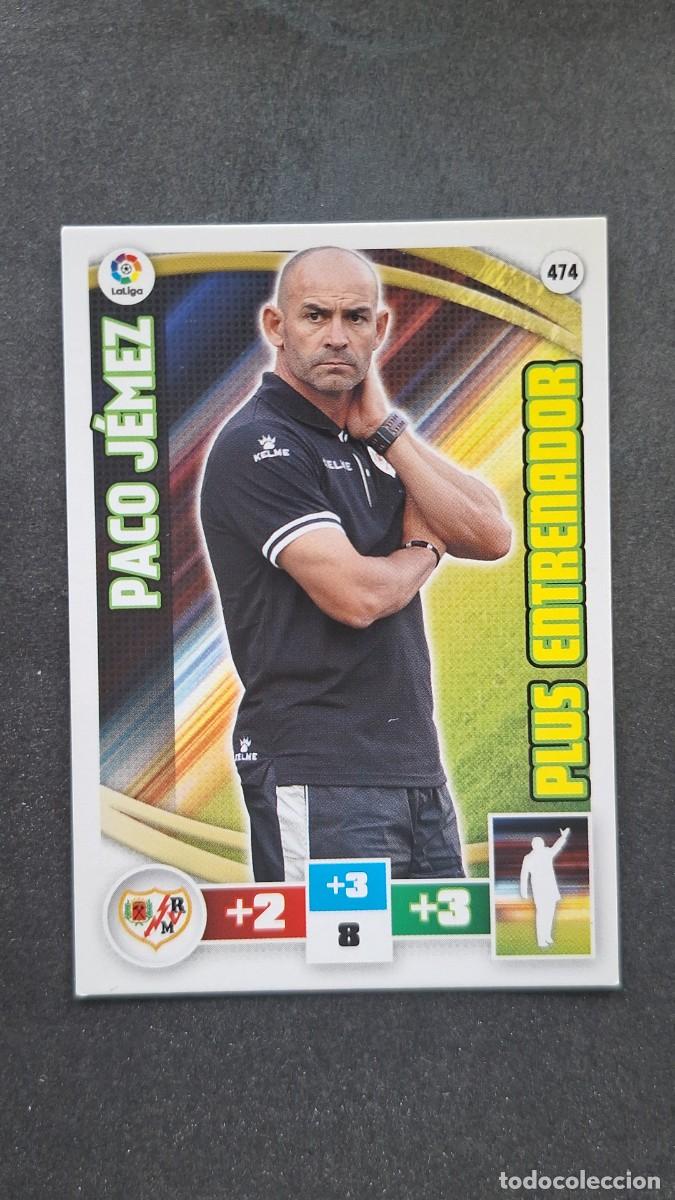 Cromos de F&uacute;tbol: L2 PACO JEMEZ RAYO VALLECANO 474 PLUS ENTRENADOR PANINI ADRENALYN XL LIGA 2015/2016 15 16