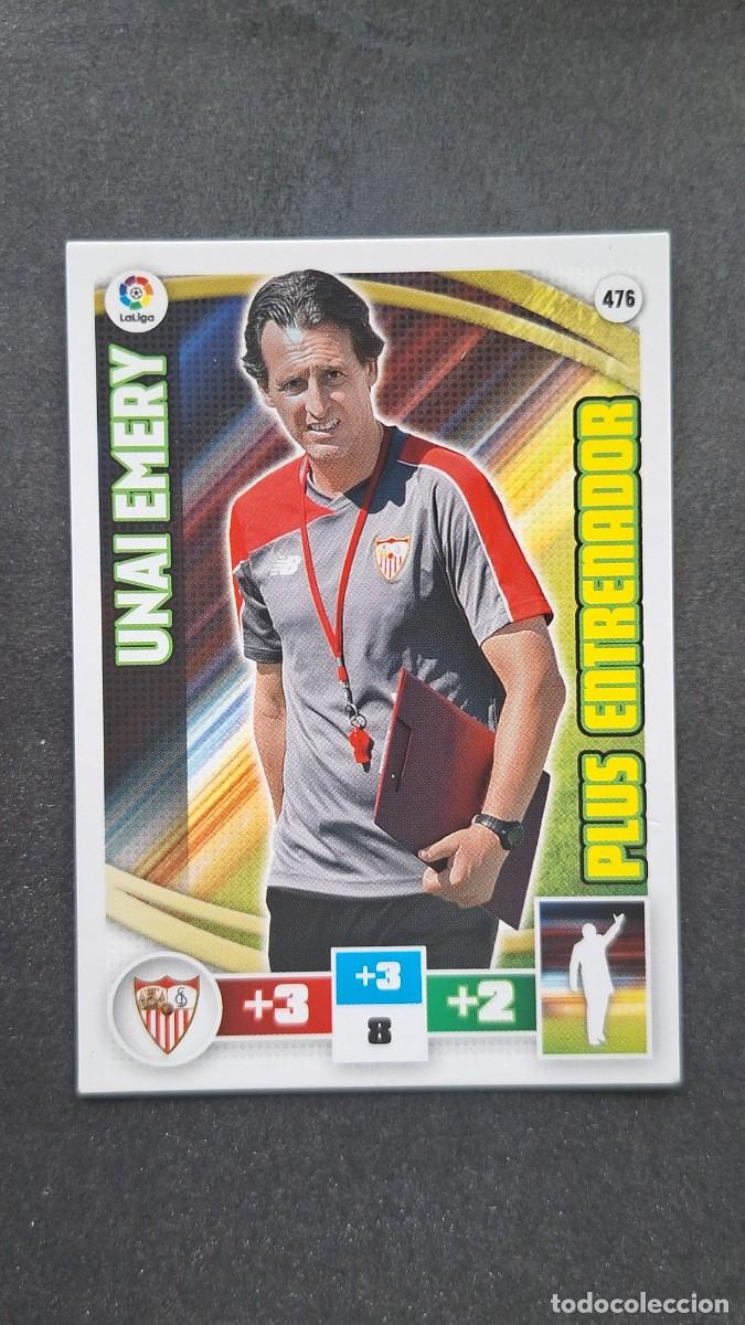 Cromos de F&uacute;tbol: L2 UNAI EMERY SEVILLA F. C. 476 PLUS ENTRENADOR PANINI ADRENALYN XL LIGA 2015/2016 15 16