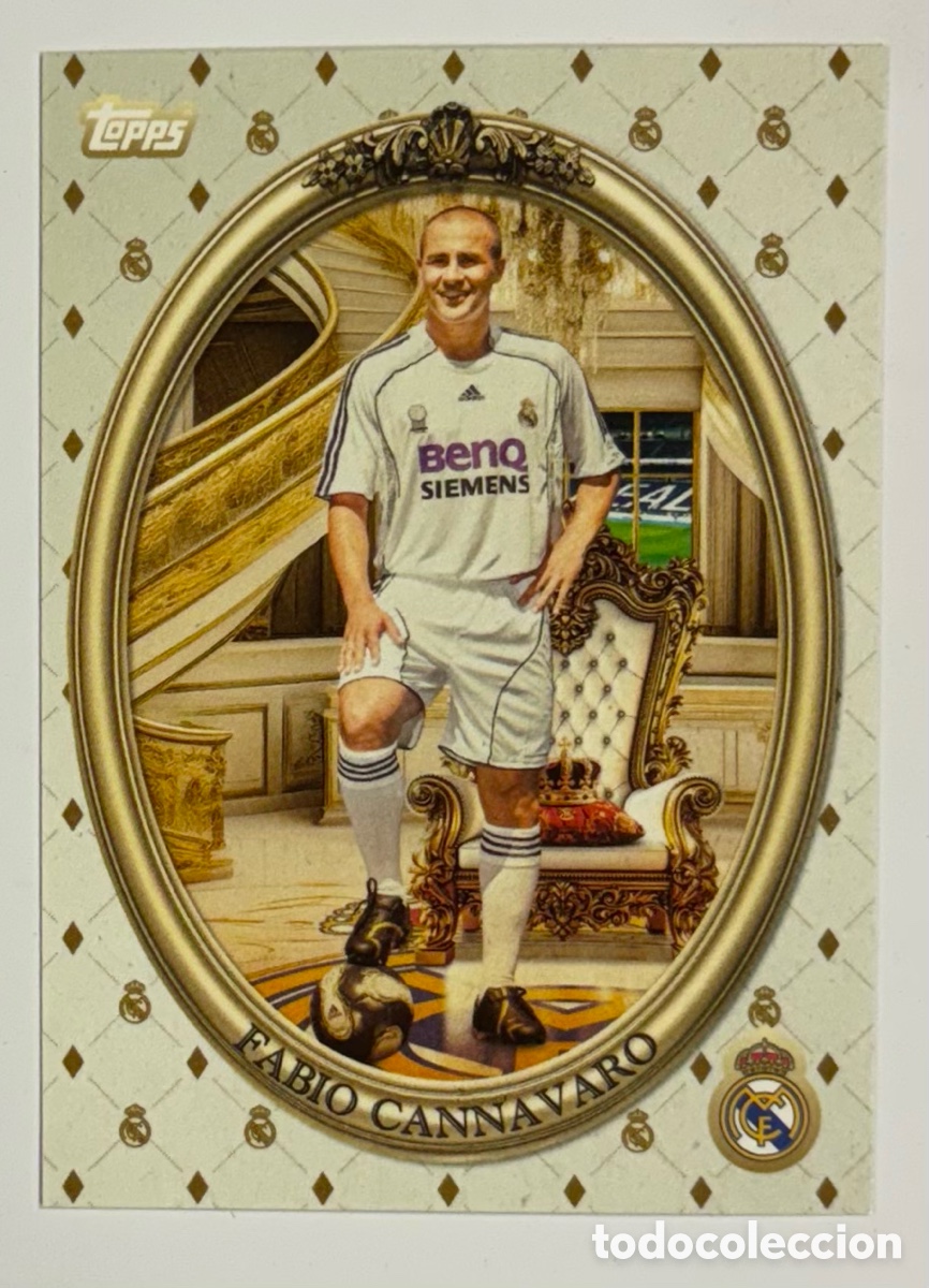 Cromos de F&uacute;tbol: FABIO CANAVARO (REAL MADRID). CARTA TOPPS REAL MADRID TEMPORADA 2025/26. ICON.