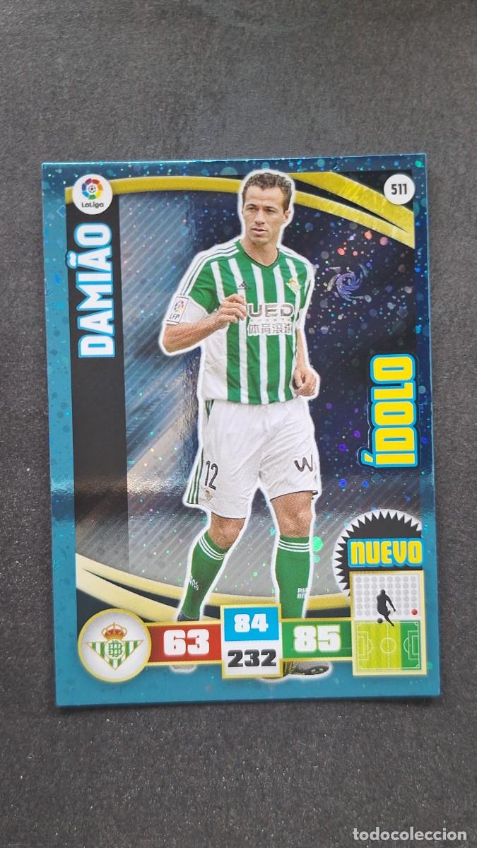 Cromos de F&uacute;tbol: L2 DAMIAO REAL BETIS BALOMPIE 511 NUEVO IDOLO PANINI ADRENALYN XL LIGA 2015/2016 15 16