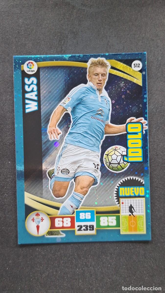 Cromos de F&uacute;tbol: L2 WASS CELTA DE VIGO 512 NUEVO IDOLO PANINI ADRENALYN XL LIGA 2015/2016 15 16
