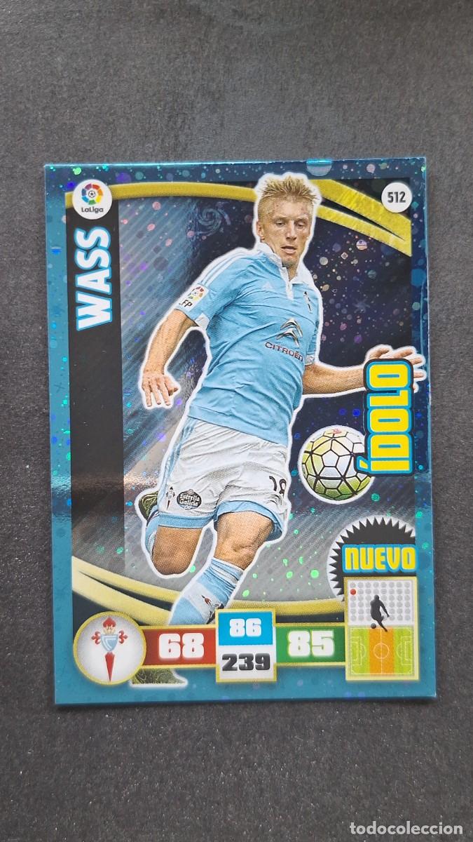 Cromos de F&uacute;tbol: L2 WASS CELTA DE VIGO 512 NUEVO IDOLO PANINI ADRENALYN XL LIGA 2015/2016 15 16