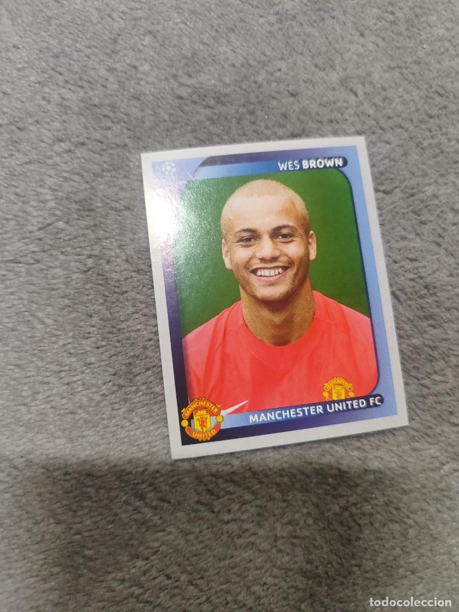 Cromos de F&uacute;tbol: 15 CHAMPIONS LEAGUE 08 09 PANINI WES BROWN - MANCHESTER UNITED FC - 2008 2009 UCL UEFA
