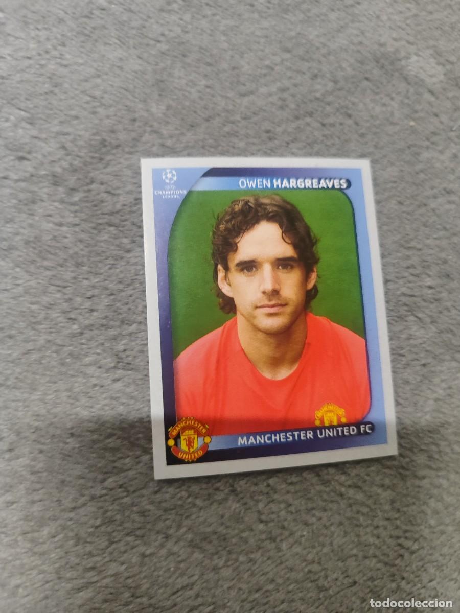 Cromos de F&uacute;tbol: 16 CHAMPIONS LEAGUE 08 09 PANINI OWEN HARGREAVES - MANCHESTER UNITED FC - 2008 2009 UCL UEFA
