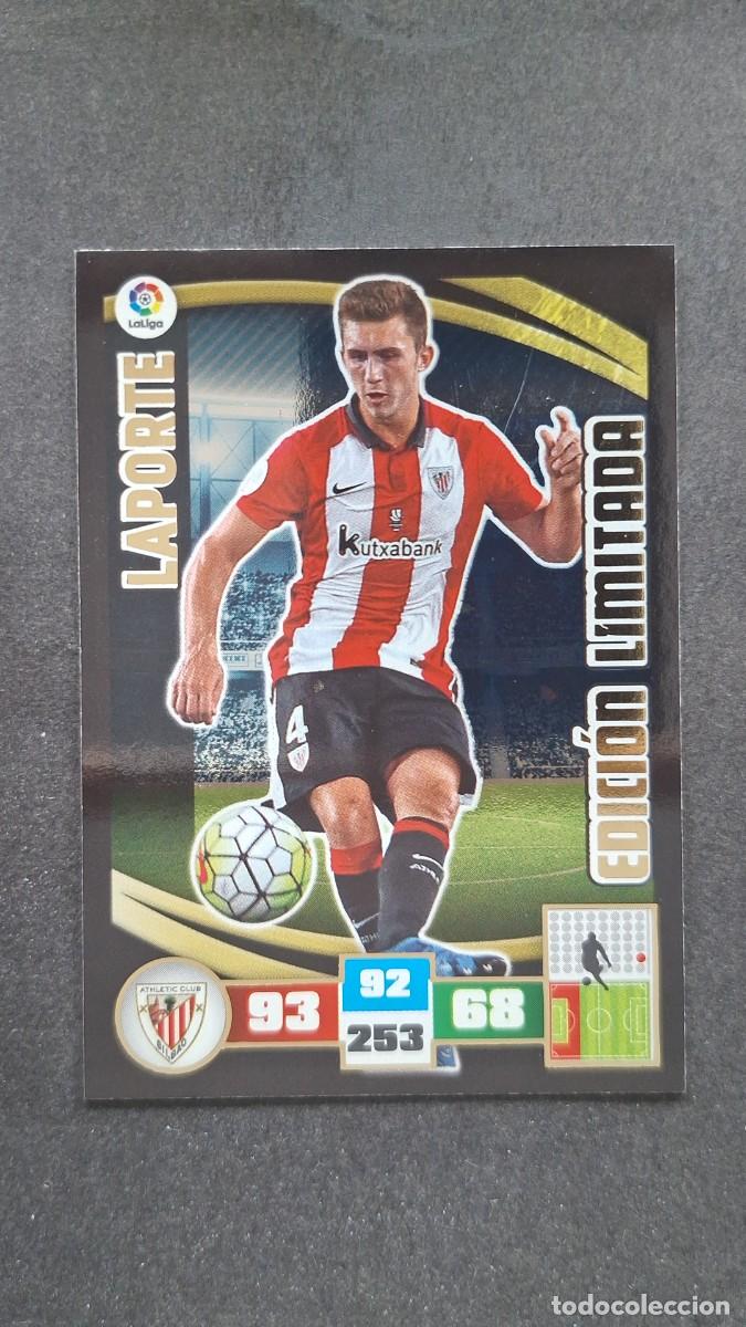 Cromos de F&uacute;tbol: L2 LAPORTE ATHLETIC CLUB DE BILBAO EDICION LIMITADA PANINI ADRENALYN XL LIGA 2015/16 15 16