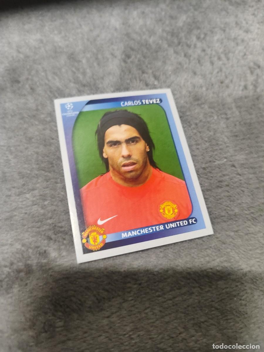 Cromos de F&uacute;tbol: 25 CHAMPIONS LEAGUE 08 09 PANINI CARLOS TEVEZ - MANCHESTER UNITED FC - 2008 2009 UCL UEFA