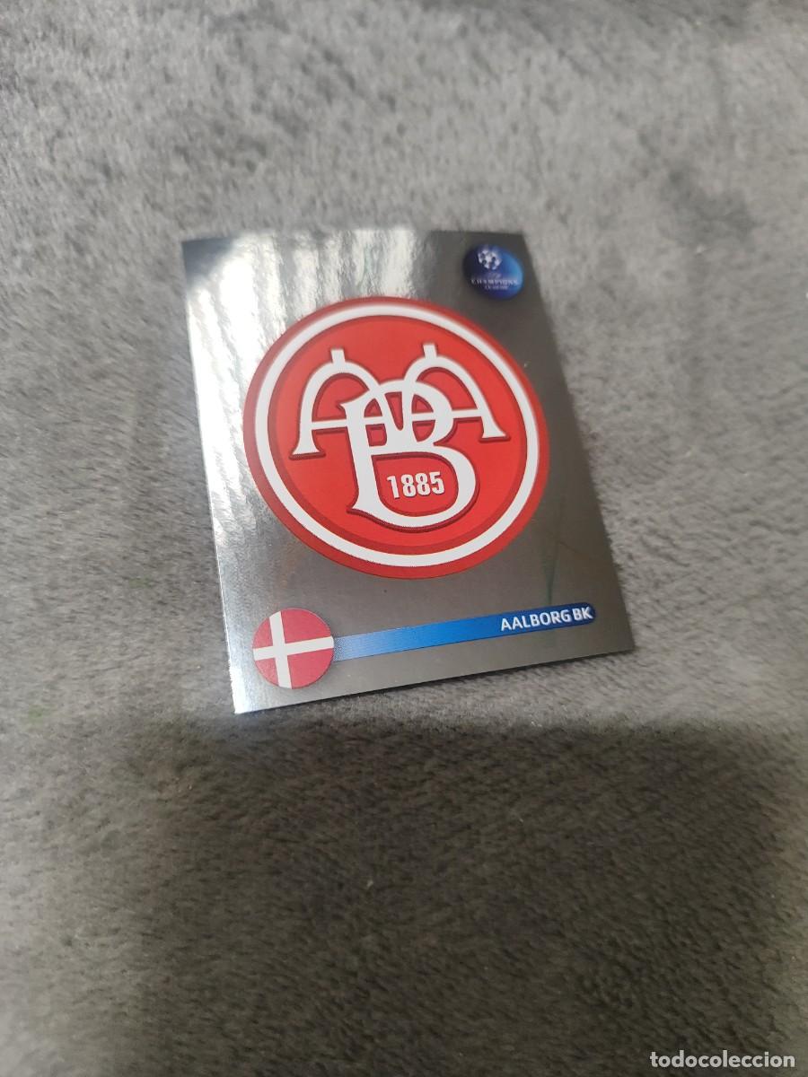Cartes &agrave; collectionner de Football: 26 CHAMPIONS LEAGUE 08 09 PANINI ESCUDO LOGO - AALBORG BK - 2008 2009 UCL UEFA
