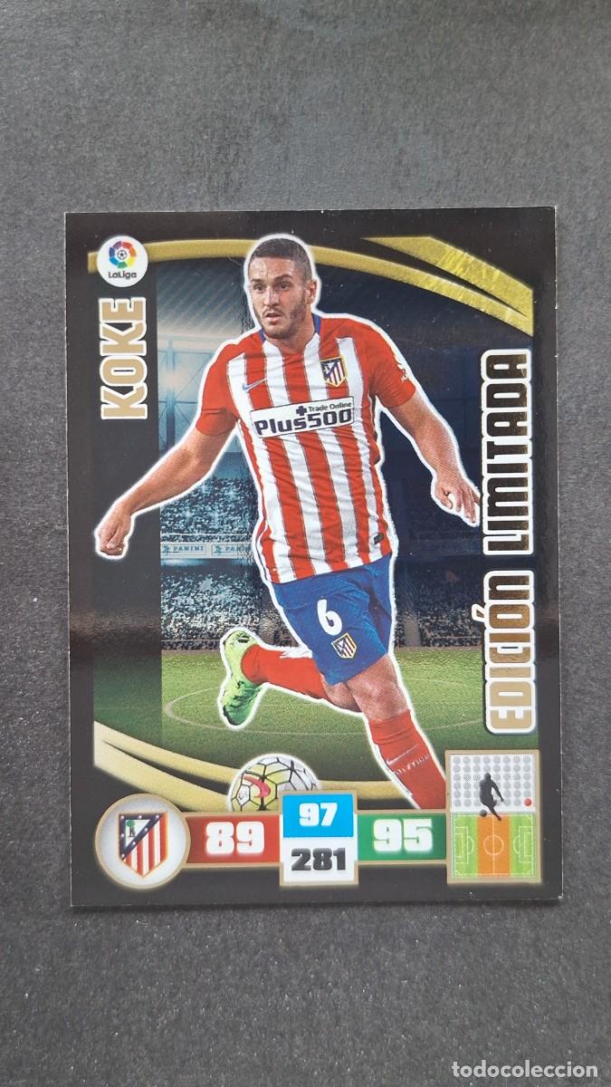 Cartes &agrave; collectionner de Football: L1 KOKE ATLETICO DE MADRID EDICION LIMITADA PANINI ADRENALYN XL LIGA 2015/16 15 16