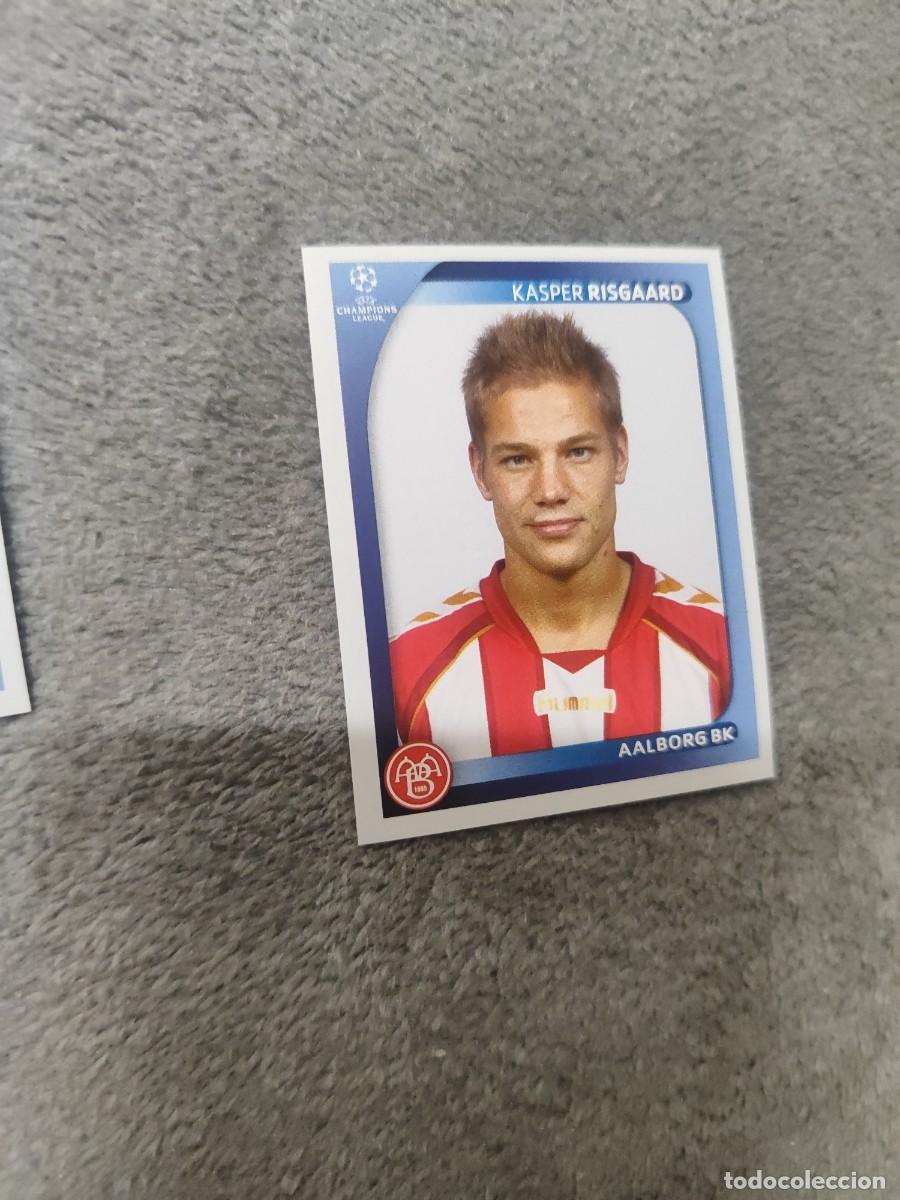 Cartes &agrave; collectionner de Football: 34 CHAMPIONS LEAGUE 08 09 PANINI KASPER RISGAARD - AALBORG BK - 2008 2009 UCL UEFA