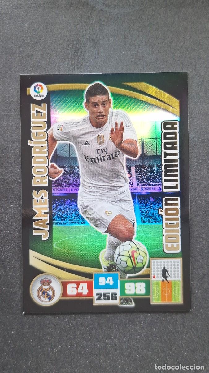 Cartes &agrave; collectionner de Football: L1 JAMES RODRIGUEZ REAL MADRID EDICION LIMITADA PANINI ADRENALYN XL LIGA 2015/16 15 16