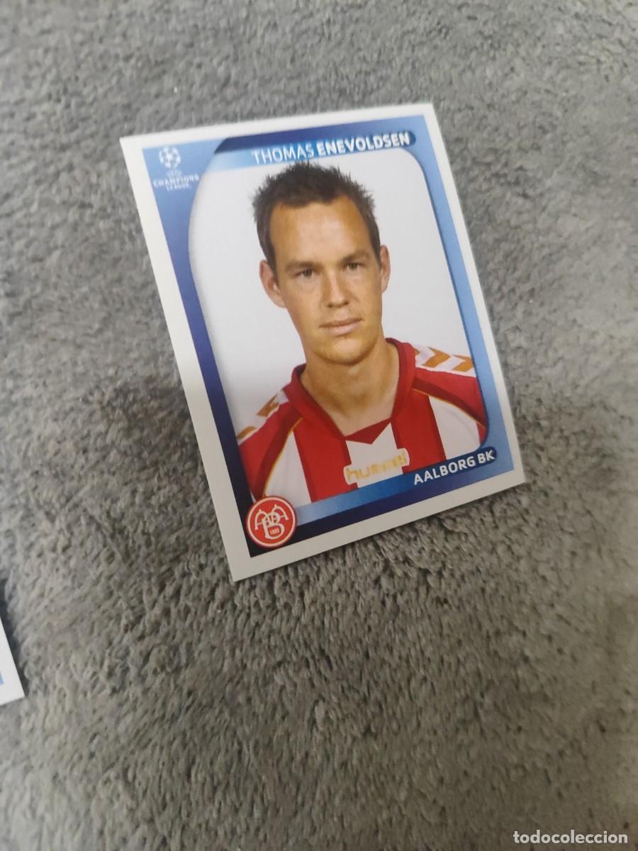 Cartes &agrave; collectionner de Football: 36 CHAMPIONS LEAGUE 08 09 PANINI THOMAS ENEVOLDSEN - AALBORG BK - 2008 2009 UCL UEFA