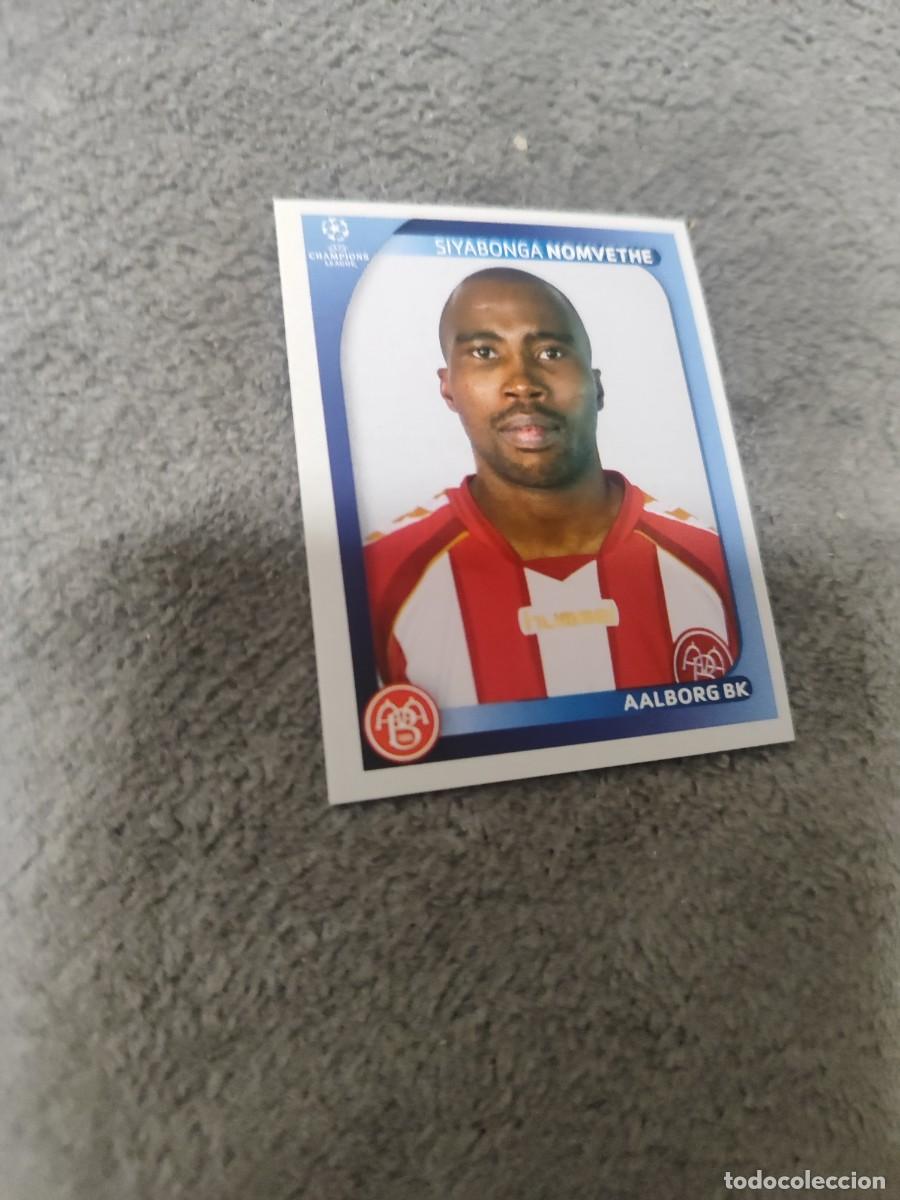 Cromos de F&uacute;tbol: 40 CHAMPIONS LEAGUE 08 09 PANINI SIYABONGA NOMVETHE - AALBORG BK - 2008 2009 UCL UEFA