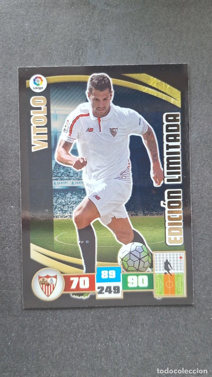 Cromos de F&uacute;tbol: L2 VITOLO SEVILLA F. C. EDICION LIMITADA PANINI ADRENALYN XL LIGA 2015/16 15 16