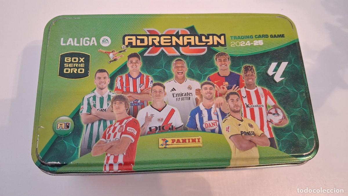Cromos de F&uacute;tbol: Panini ADRENALYN. Liga 2024-2025. BOX SERIE ORO. VACIA