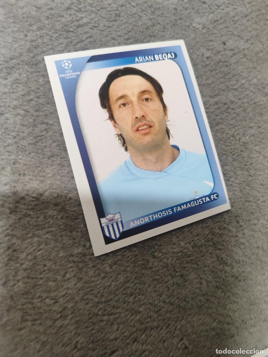Cromos de F&uacute;tbol: 44 CHAMPIONS LEAGUE 08 09 PANINI ARIAN BEQAJ - ANORTHOSIS FAMAGUSTA FC - 2008 2009 UCL UEFA