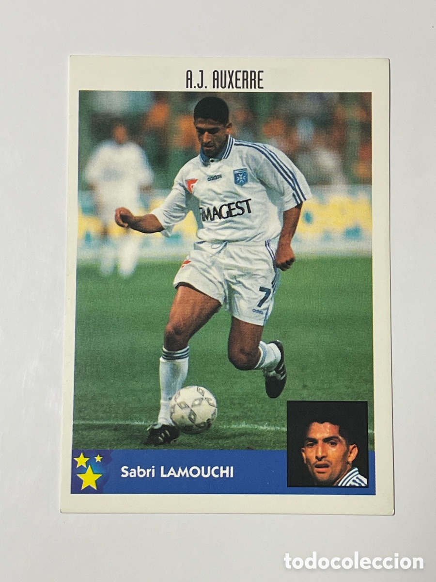 Cromos de F&uacute;tbol: Sabri Lamouchi Auxerre Panini Los mejores equipos de Europa 1997/98 #266