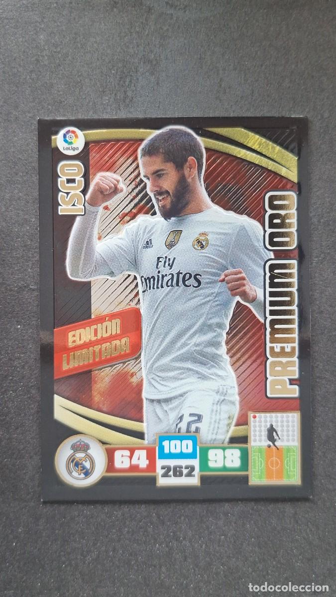 Cromos de F&uacute;tbol: L1 ISCO REAL MADRID PREMIUM ORO EDICION LIMITADA PANINI ADRENALYN XL LIGA 2015/16 15 16