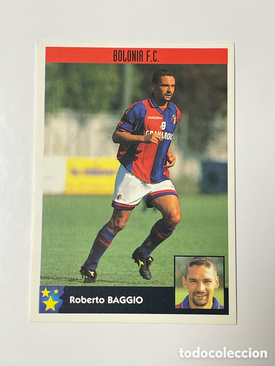 Cromos de F&uacute;tbol: Roberto Baggio Bolonia Panini Los mejores equipos de Europa 1997/98 #267
